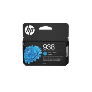 HP 938 Cyan Original Ink Cartridge