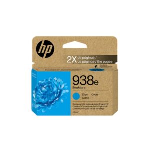 HP 938e EvoMore Cyan Original Ink Cartridge