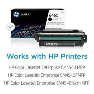 HP 646X (CE264X) Black High Yield Original LJ Toner Cartridge