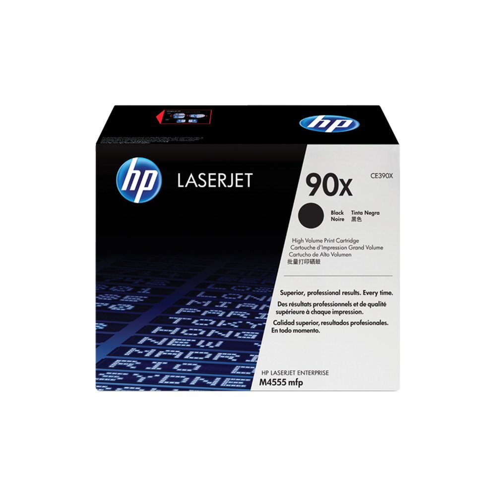 HP 90X (CE390X) Black High Yield Original LJ Toner Cartridge