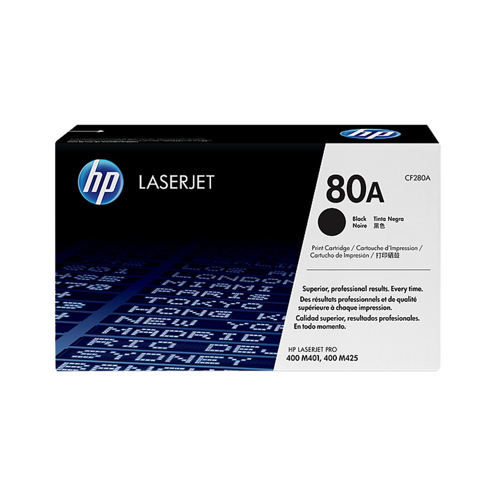 HP 80A (CF280A) Black Original LJ Toner Cartridge
