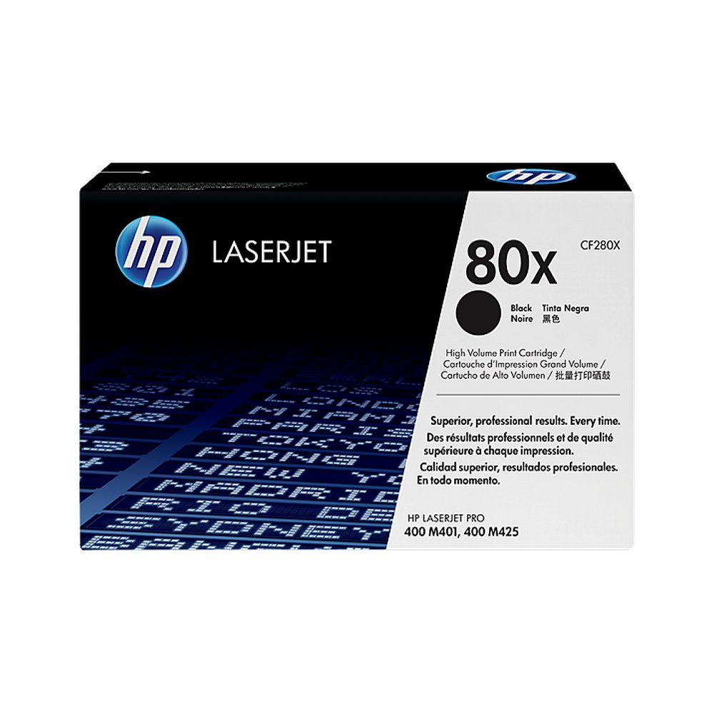 HP 80X (CF280X) Black High Yield Original LJ Toner Cartridge