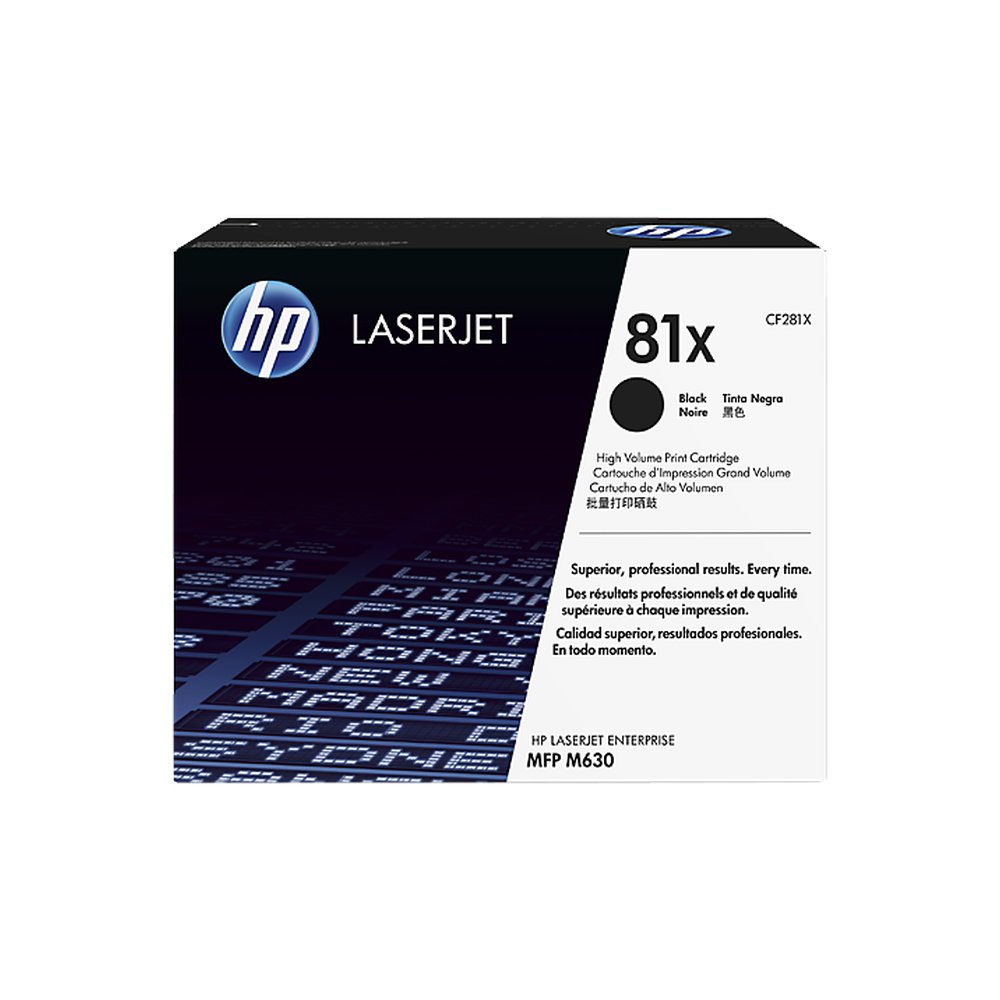 HP 81X (CF281X) Black High Yield Original LJ Toner Cartridge