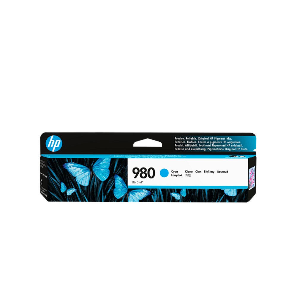 HP 980 Cyan Original Ink Cartridge
