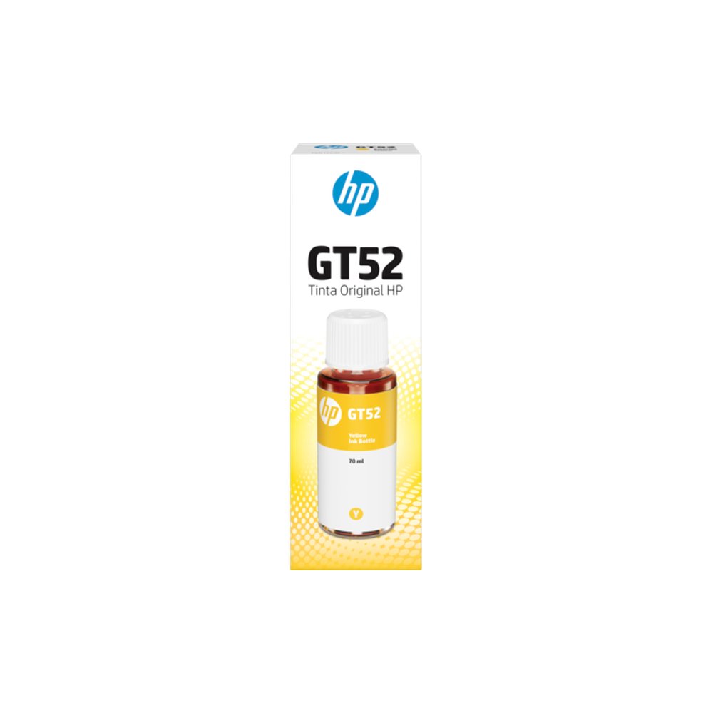 HP GT52 Yellow Original Ink Bottle