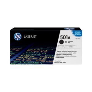HP 501A (Q6470A) Black Original LJ Toner Cartridge