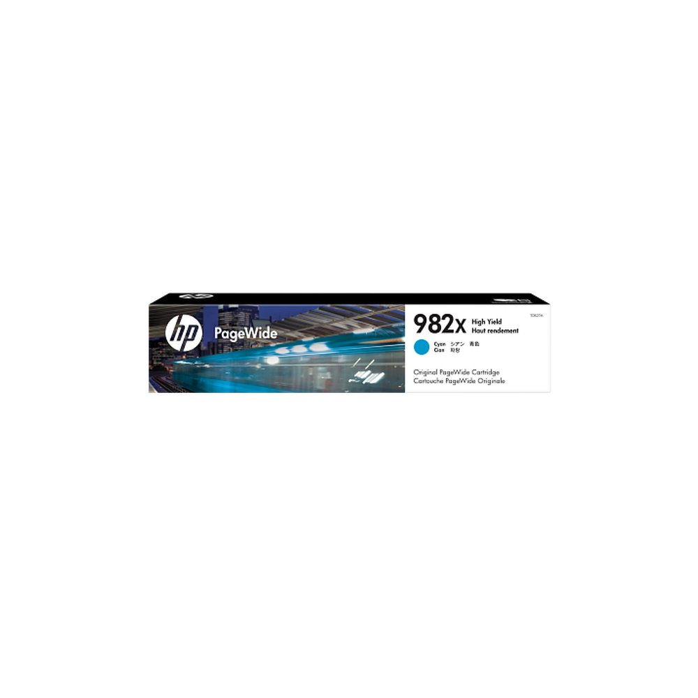 HP 982X High Yield Cyan Original PageWide Cartridge