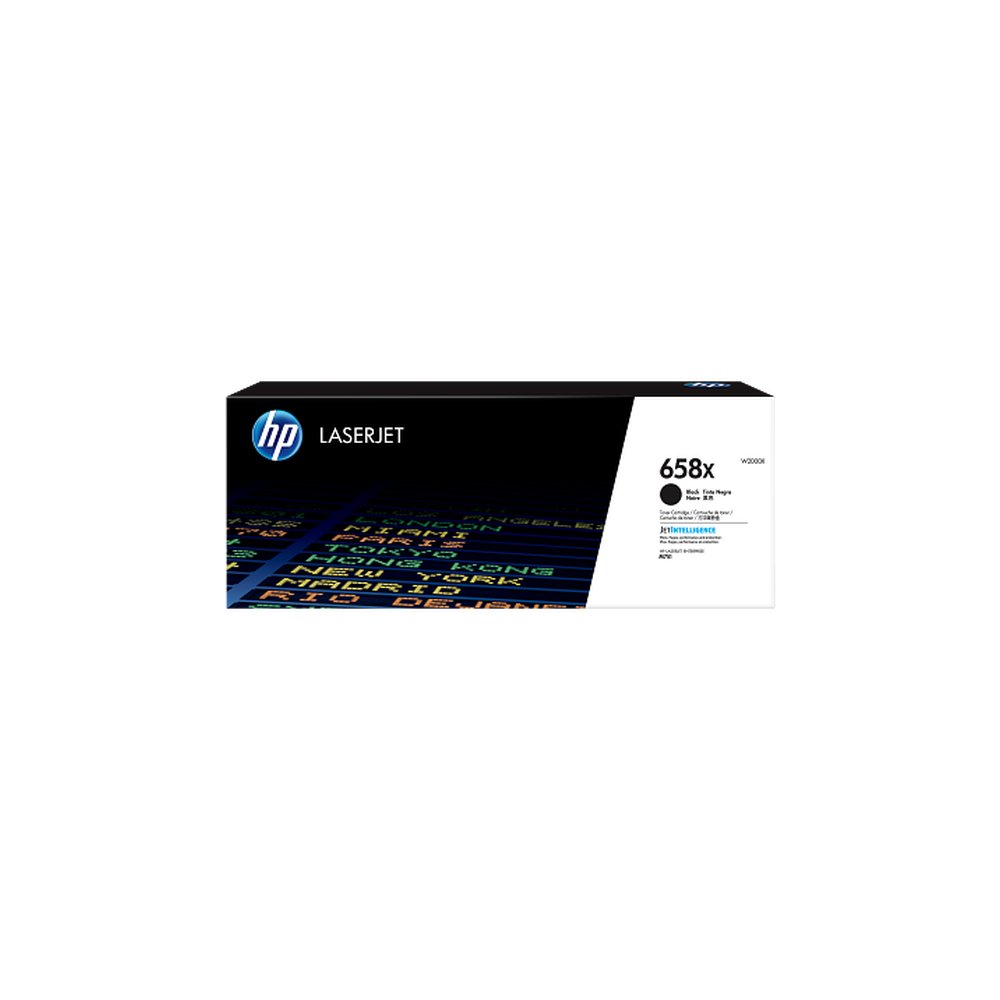 HP 658X Black LaserJet Toner Cartridge