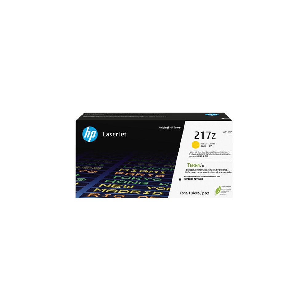 HP 217Z Ultra High Yield Yellow Original LaserJet Toner Cartridge