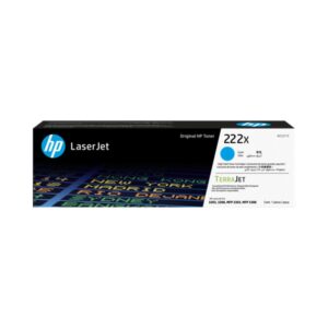 HP 222X High Yield Cyan Original LaserJet Toner Cartridge